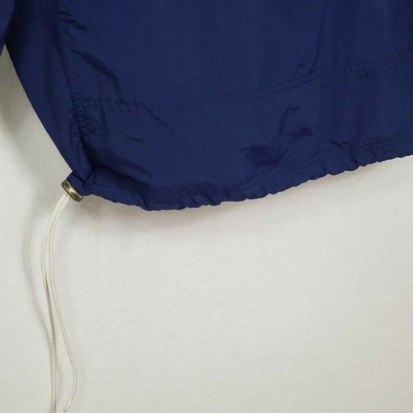 Woolrich Mens Pullover Windbreaker Jacket Sz Medium Long Sleeve Blue - Picture 3 of 8